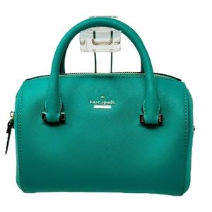 Kate Spade Cameron Street Saffiano Crossbody Bag — Teal Green, Retail $680